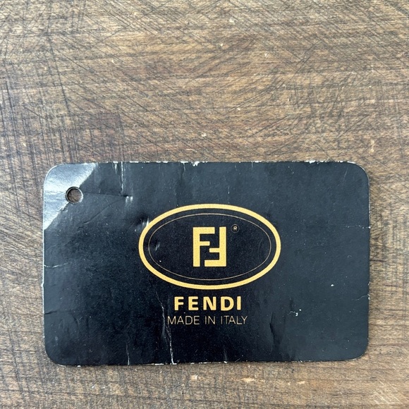 Fendi Black and Cream Clutch with certificate of origin - Picture 14 of 15